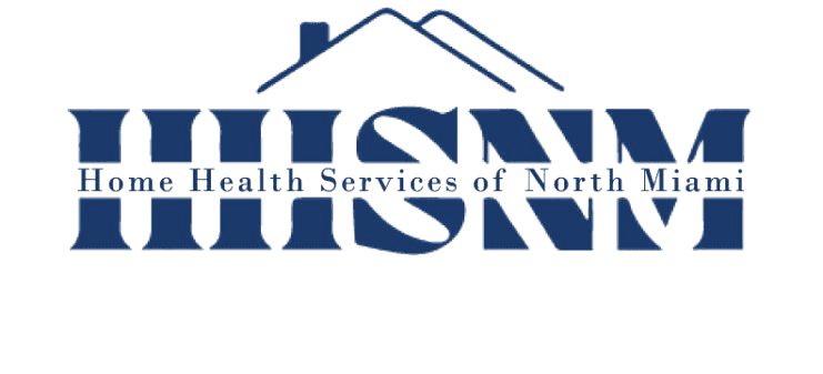 Logo for Home Health Services of North Miami with house roof icon.